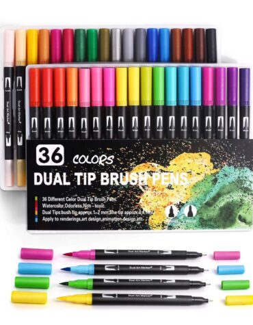36 PC DUAL TIP BRUSH PEN