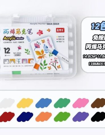 12 PC ACRYLIC MARKER