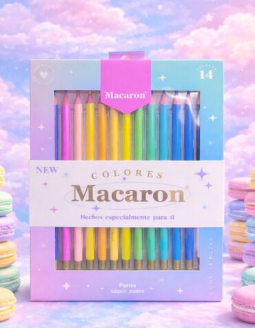 14 SHADES MACARON COLOUR PENCILS